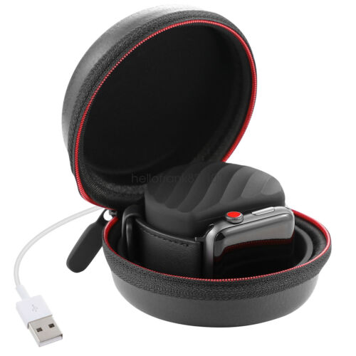 Portable Iwatch Travel Case Storage Box For Apple Watch Charging Dock Station