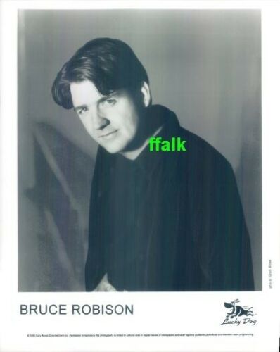 Press Photo: BRUCE ROBISON 8x10 B&W 1998