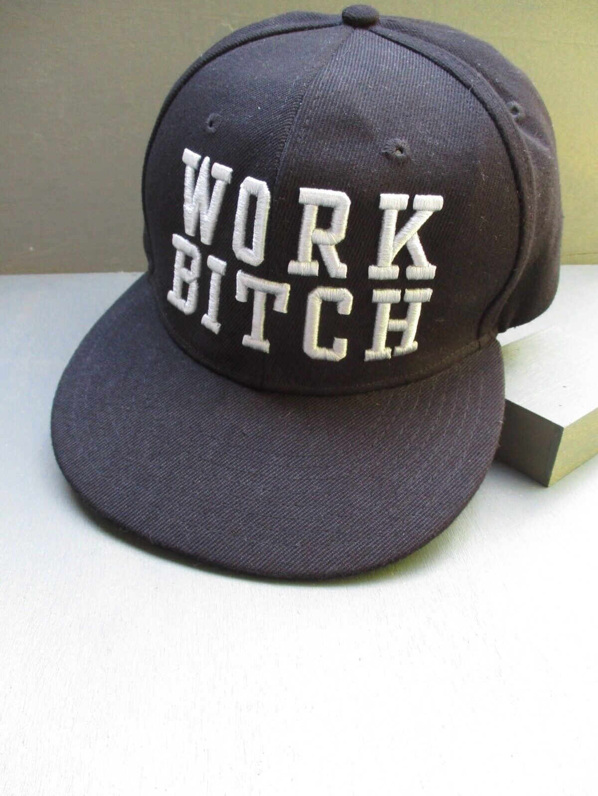 Britney Spears Work Bitch Authentic Las Vegas Black Baseball Snapback Cap Hat