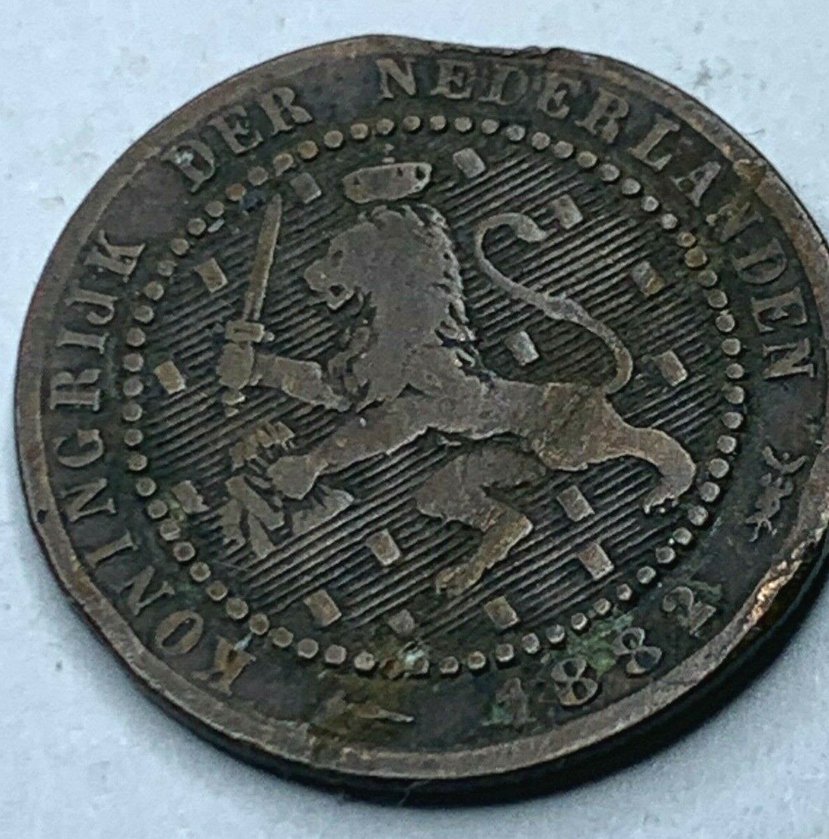 1882 1CENT  Netherlands  coin good condition!!NO RESERVE!! !!!! !!(R6A5)