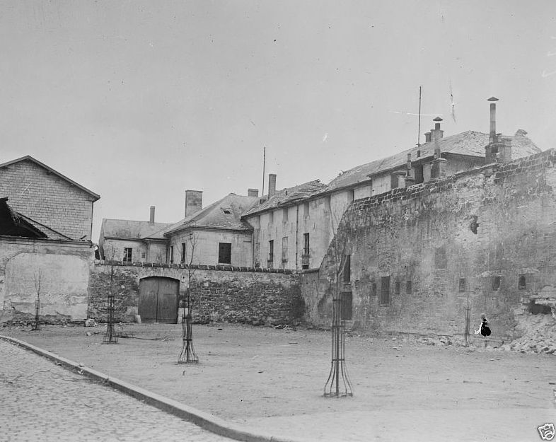 Damaged French Barracks Building Soissons France 1914 World War I Wwi 8x10 Photo