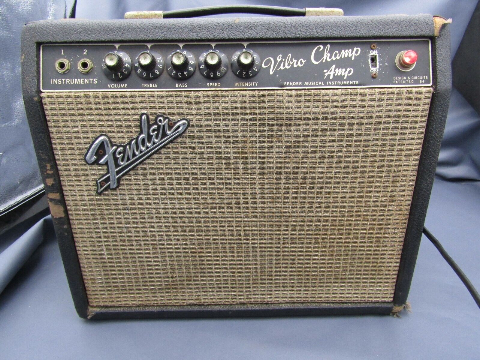 Vintage 1967 Fender Vibro Champ Amp Aa764 Tube Amplifier Made In Usa
