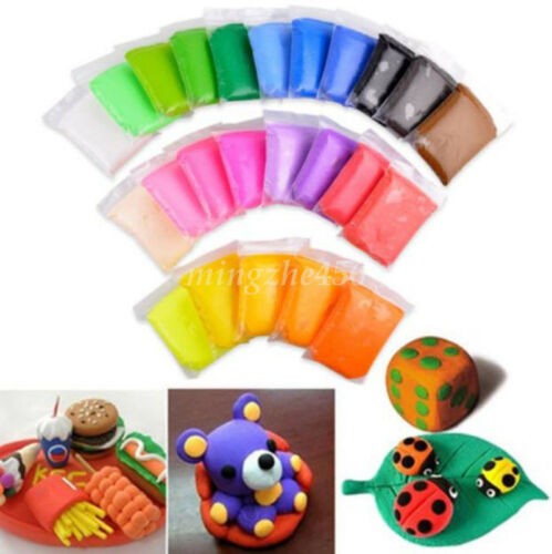 Chic Trendy Kids DIY Malleable Fimo Polymer Modelling Soft Clay Plasticine Gifts
