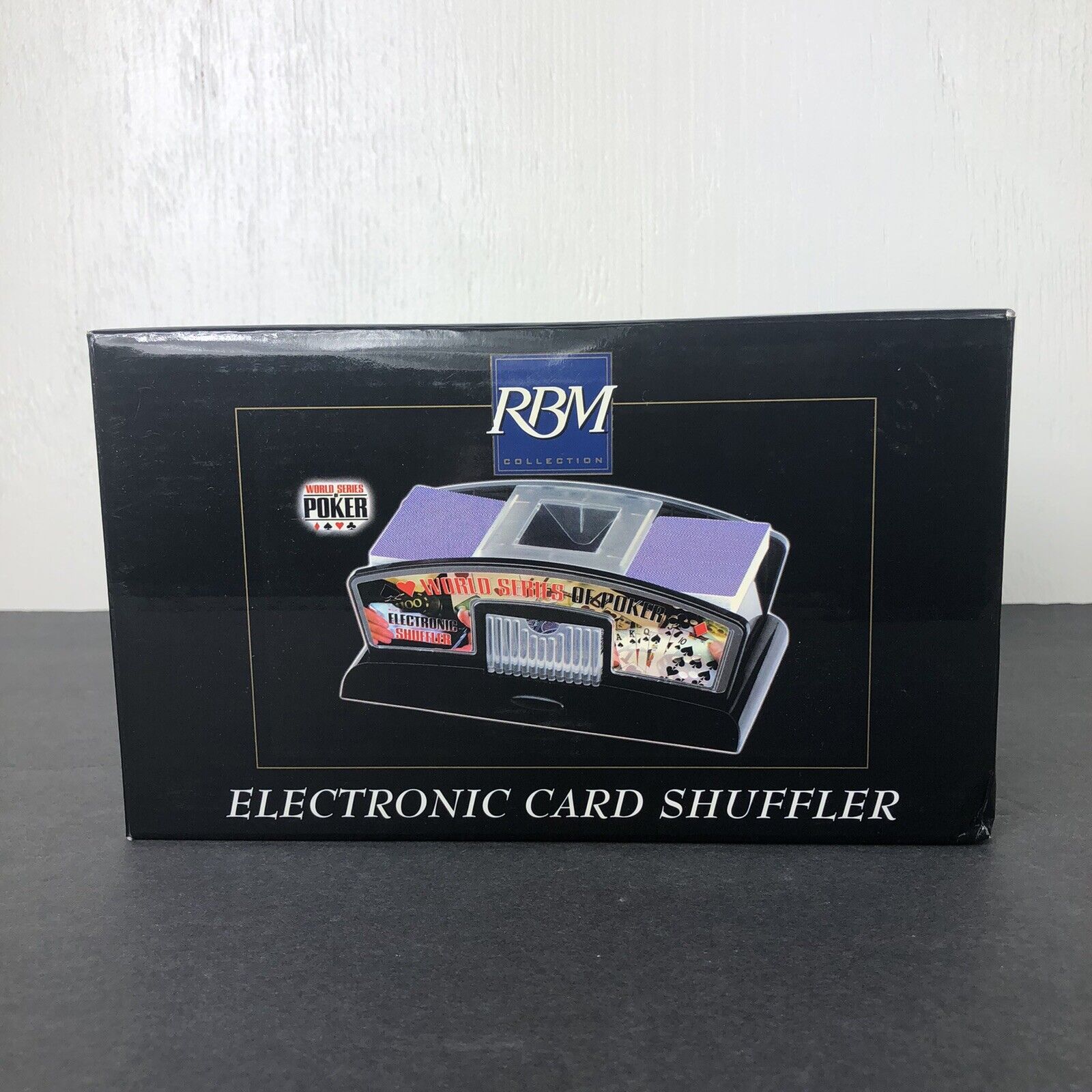 New Rbm Collection World Series Poker Electronic Card Shuffler
