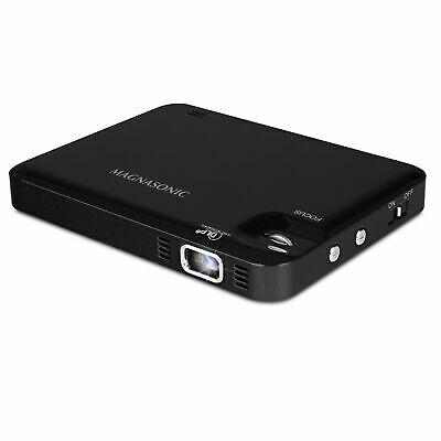 Magnasonic LED Pocket Pico Video Projector, HDMI, Battery, Speaker, 60