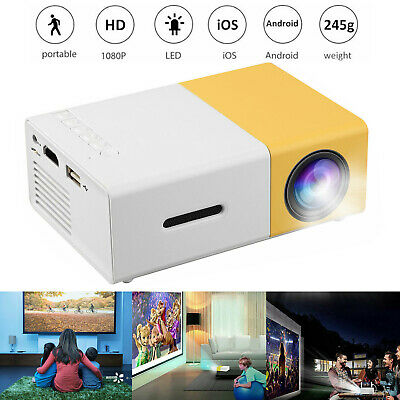 Portable Full Hd 1080p Led Projector Smart Home Theater Cinema Vga/hdmi/usb/sd