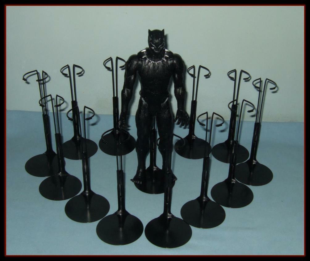 12 Black Kaiser 2175 Display Stands Fit 12" Marvel Avengers Action Figures Ken