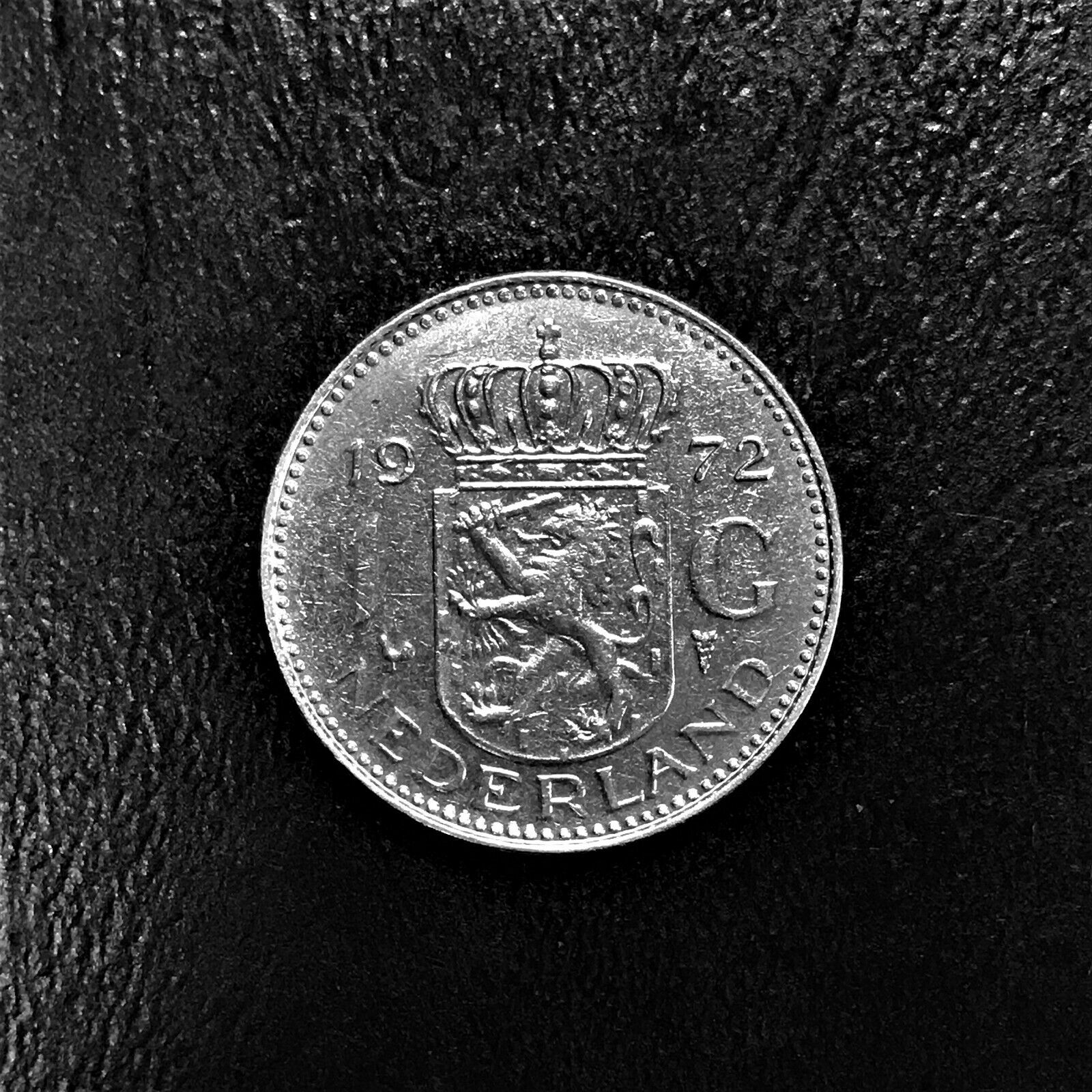 1972 Netherlands 1 Gulden Queen Juliana Koningin Der Nederlanden