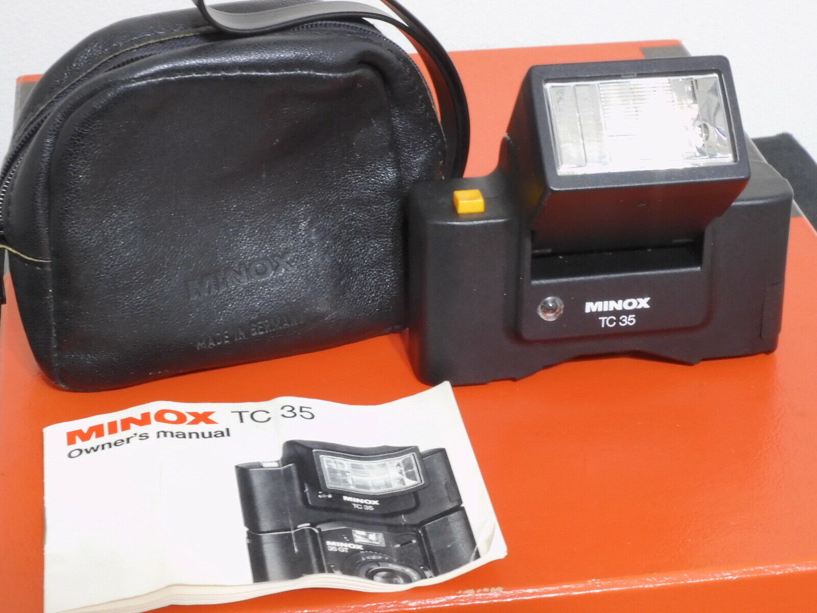 Minox Tc-35 Flash, Rare, Tested And Working! + Minox 35el Camera **read**